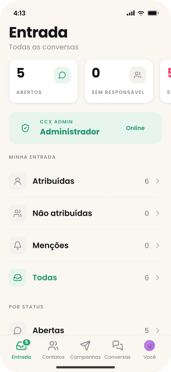 CCX Messages — 12-entrada