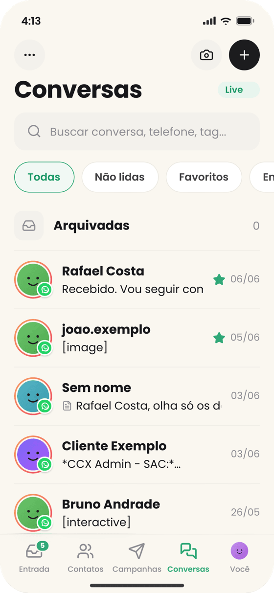 CCX Messages app